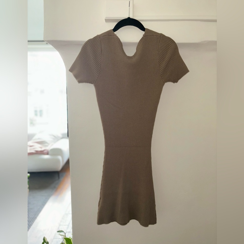 Urban Outfitters UO Lily Button Down Bodycon Mini Dress - Picture 4 of 6